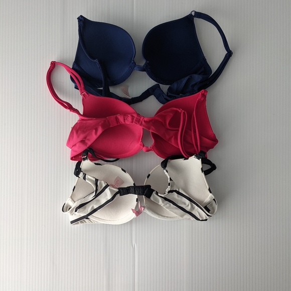 Bundle of 3 Victoria's Secret Padded Push Up Bras - 32 A - Picture 5 of 10